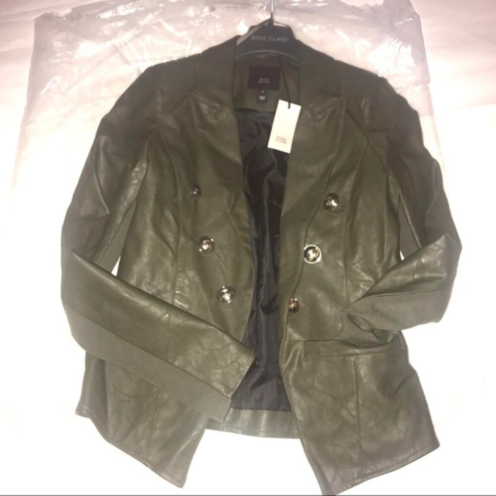 River island Ri lux Heritage green jacket